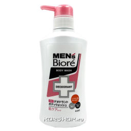 Мужское жидкое мыло с цветочным ароматом Mens Biore Medicated Skin Care Type KAO, Япония, 440 мл Акция