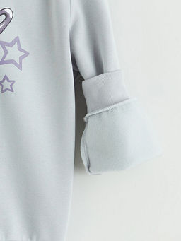 Kap??onlu Kuromi Bask?l? K?z ?ocuk Sweatshirt