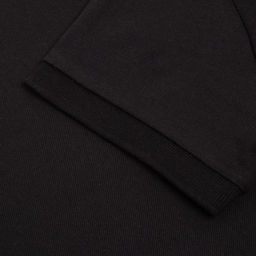 Футболка поло женская MINAKU: Basic line, чёрная, размер 46