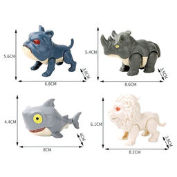 Игрушка - сюрприз Wild. Зубастики, 1 фигурка, подвижные детали, МИКС - Woow toys фото 4