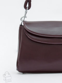 Сумка женская кожаная 0036VG wine purple  Vitelli Grassi