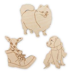 Заготовка для декорирования Mr. Carving ВД-415 Подвеска фанера 9.6 х 7.5 х 0.4 см Сенбернар (6.5 x 10 см)