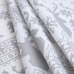 Скатерть Рождественские Елочки 110х146 см, 100% хлопок, 164 г/м2 - Доляна фото 4