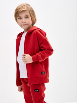 Красная толстовка для девочки - Kogankids фото 20