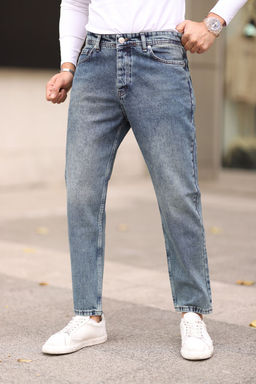 Ac?k Mavi Boyfriend Kot Pantolon Jeans TMNAW25JE00020