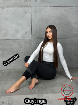 Лосины, эластан, с мехом - Bruno фото 2