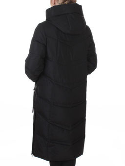 A73 BLACK Пальто зимнее женское (200 гр. холлофайбер)
