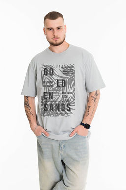 Футболка М125061Па серый