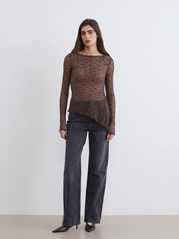 Straight Fit Kad?n Jean Pantolon