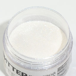 Глиттер пищевой КондиМир «Серебро», 5 г