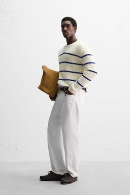 LIMITED EDITION STRIPED JACQUARD SWEATER - Zara фото 4