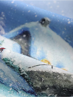 Скатерть новогодняя Этель. Рождественский вечер, 150?220 см, с ВГМО, 100% хлопок, саржа 190 г/м?