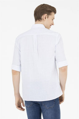 U. S. Polo Assn Мужская белая рубашка с длинным рукавом - U.s. polo assn фото 12