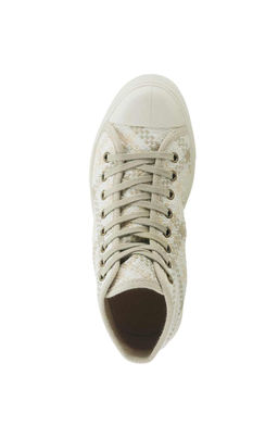 Кеды в клеточку, бежево-серый - Heine фото 10