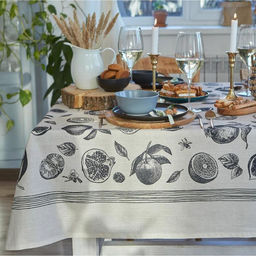 Скатерть «Этель» Healthy life 110×147 см, 100% хлопок, репс 210 г/м²
