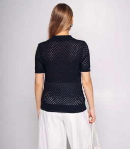 Футболка #КТ812 (8), тёмно-синий