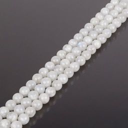 Бусины для украшений из Лунного камня (48 бусин) 38 см