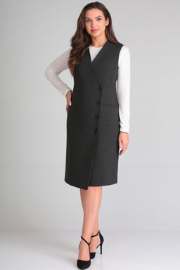 Сарафан Lenata 16446 темно серый