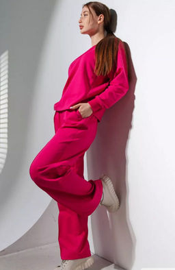 Комплект(костюм) с брюками палаццо Футер 2-х нитка - Relay фото 124