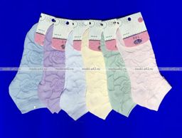 Цена за 10 пар. Ажур носки женские БЕЛЫЕ арт. С-90 (Б-1) 23  фото 11