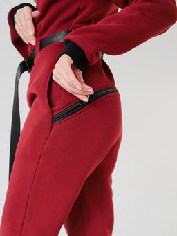 Комбинезон утепленный NOT FOR ALL женский, бордо - Inzibe фото 9