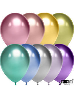 Воздушные шары латексные 12" «Ассорти», 50 шт.