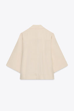 FRENCH SLEEVE DOUBLE-BREASTED BLAZER - Zara фото 9
