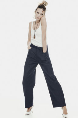 JEANS ZW COLLECTION BARREL HIGH-WAIST - Zara фото 2