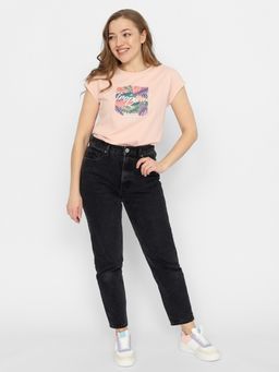 CRB wear/FSSW 60246-27 Футболка женская,бежево-розовый/Ex.Cherubino фото 2