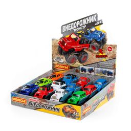 Монстр ВНЕДОРОЖНИК, автомобиль инерционный (дисплей)