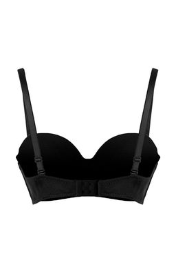 Siyah-Yesil 2li Kaskorse Balenli Duz Sabit Kap Balconette Sutyen THMAW26SU00006 - Trendyolmilla фото 13