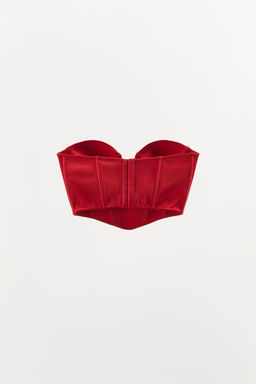 LIMITED EDITION UNDERWIRED CORSET TOP WITH SEAMS - Zara фото 5
