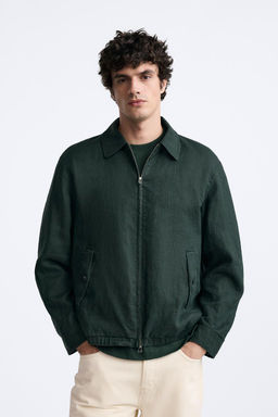 100% LINEN JACKET - Zara фото 2