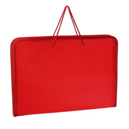 Папка для чертежей и рисунков А3, 460 х 320 х 25 мм, с ручками, пластиковая, молния вокруг, Офис