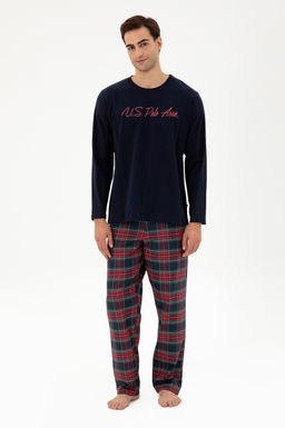 Мужской темно-синий пижамный комплект Неожиданная скидка в корзине