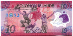 10 долларов 2023 года Соломоновы Острова 17-е Тихоокеанские игры
