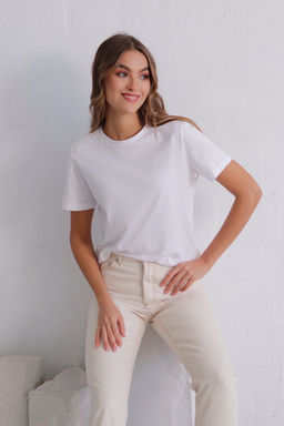 11080 Футболка базовая белая - Martichelli фото 5