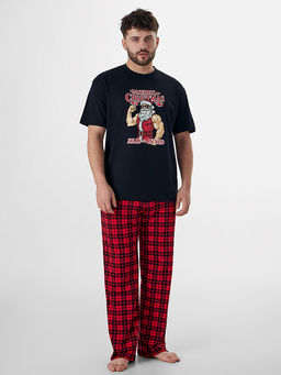 Комплект домашний мужской новогодний