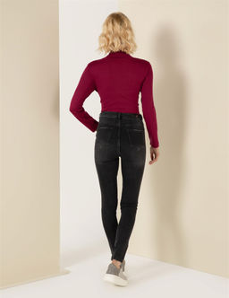 Antrasit Skinny Fit Jean Pantolon - Pierre cardin фото 4