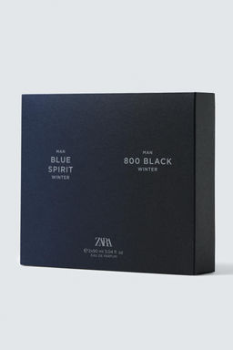 MAN 800 BLACK WINTER EDP + MAN BLUE SPIRIT WINTER EDP 2X90ML (3.04 FL.OZ) - Zara фото 2
