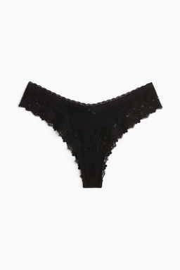 Pack de 3 bragas Brazilian de algod?n y encaje - H&m фото 4