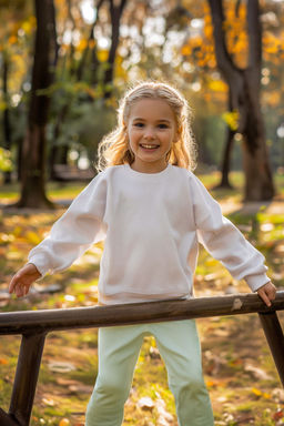Pembe-Ekru K?z Cocuk Mevsimlik-Ince Bisiklet Yaka 2li Basic Orme Sweatshirt TKDAW25SW00000 - Trendyolmilla фото 11