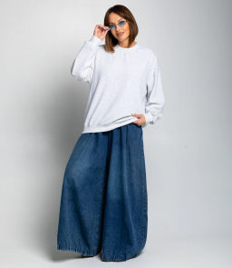 Свитшот #КТ329 (3), светло-серый меланж - Dommod фото 4