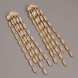 Серьги длинные на гвоздиках арт. 13 3461 (id 275382)