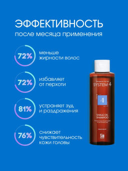 System 4 Терапевтический шампунь №4, 250 мл - Sim sensitive фото 5