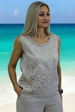 Блуза умягченный лен 100%