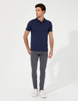 Lacivert Polo Yaka T-Shirt