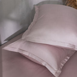 Наволочка SL Home Tencel, 70×70+3 см, пудра, тенсель, эвкалиптовое волокно 100%