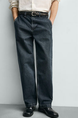 DENIM CHINO TROUSERS - Zara фото 15