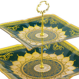 7020-37 Этажерка 2 уровня, квадрат (х6) - Mayer&boch фото 2